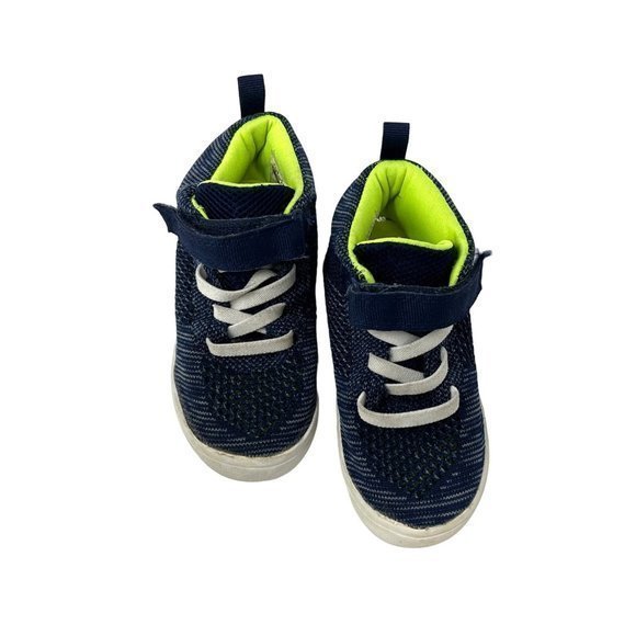 Toddler/Childs ‎ Carter's Athletic Sneakers- Design  - Dark & Light Blue  - Size - Picture 2 of 7